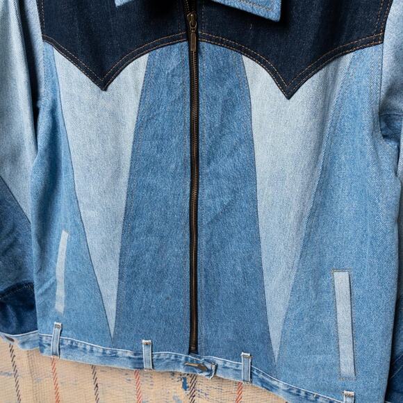 Upcycled levis denim jacket - Picture 3 of 7